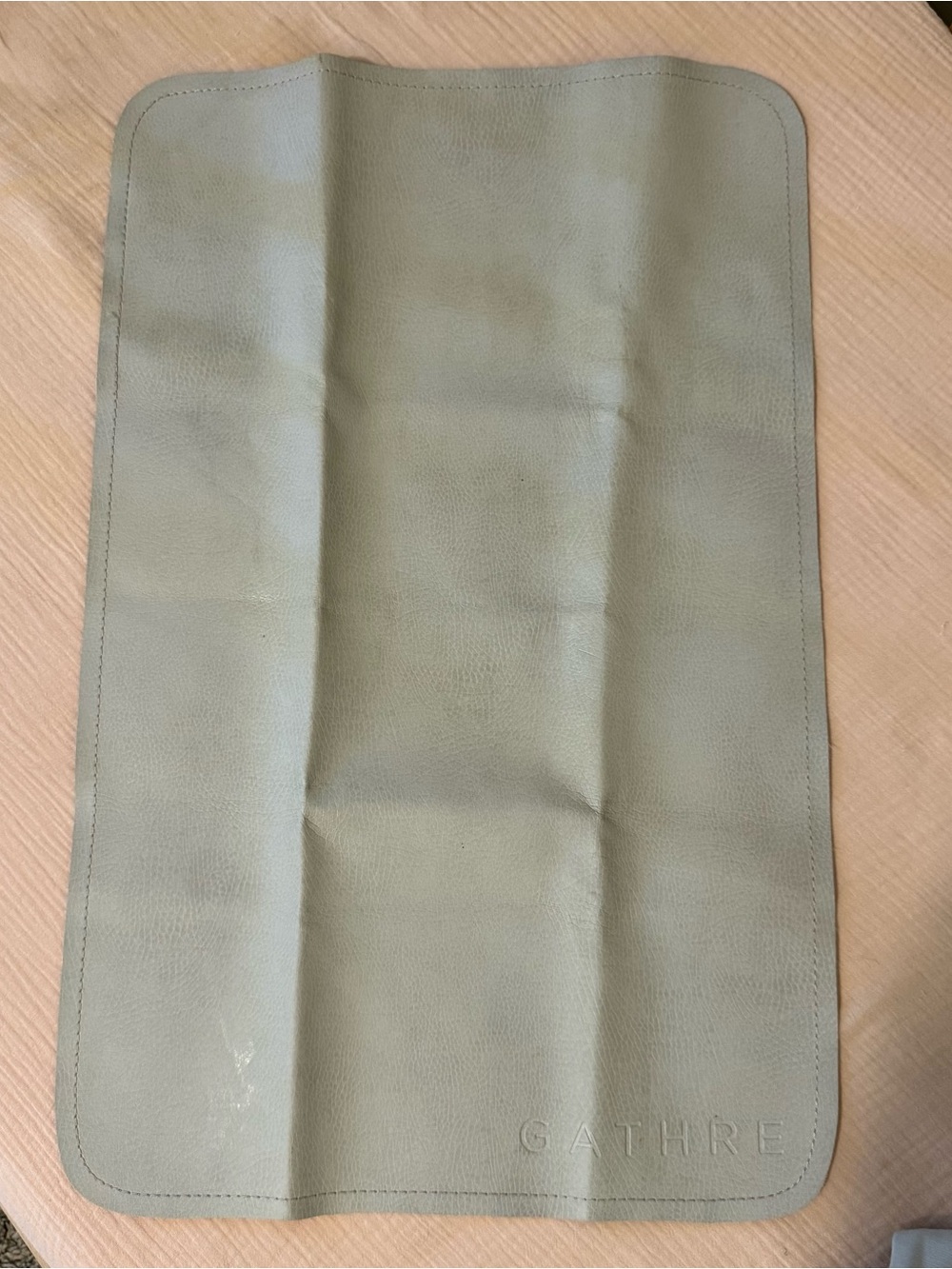 GATHRE leather changing pad